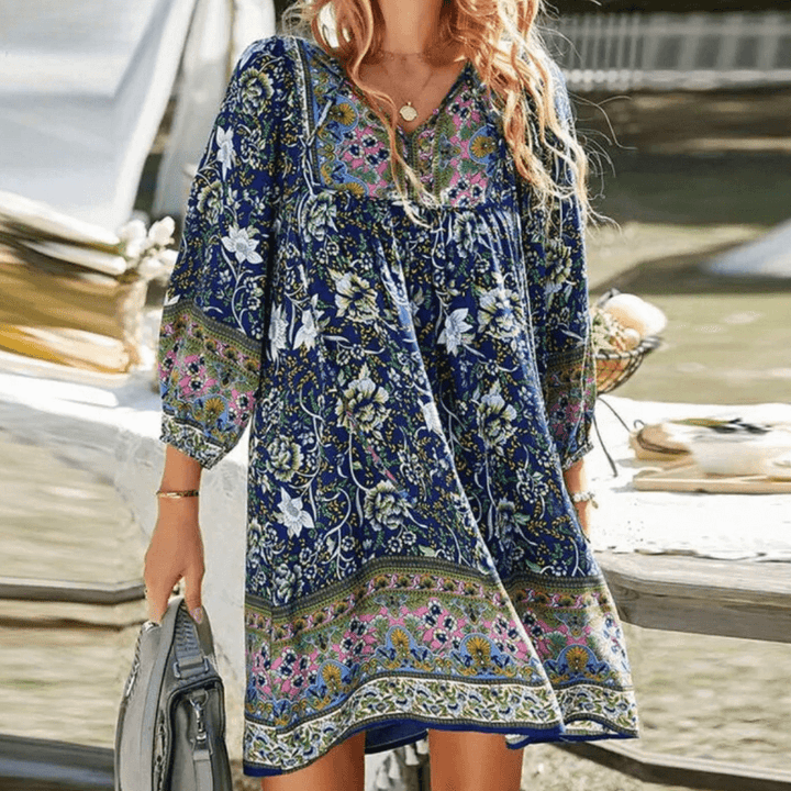 Women's Casual Bohemian Mini Dress