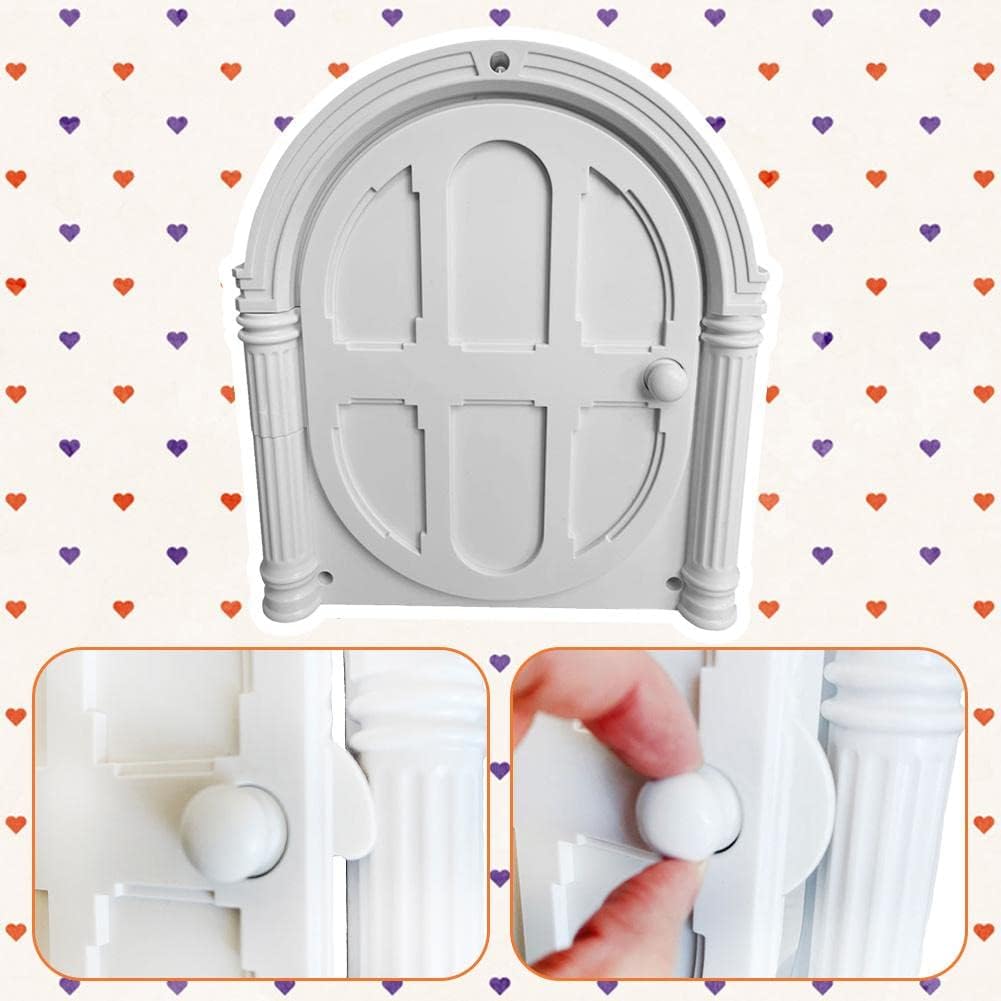 Small pet decorative door toy, durable for interactive cat play and daily enrichment activities.