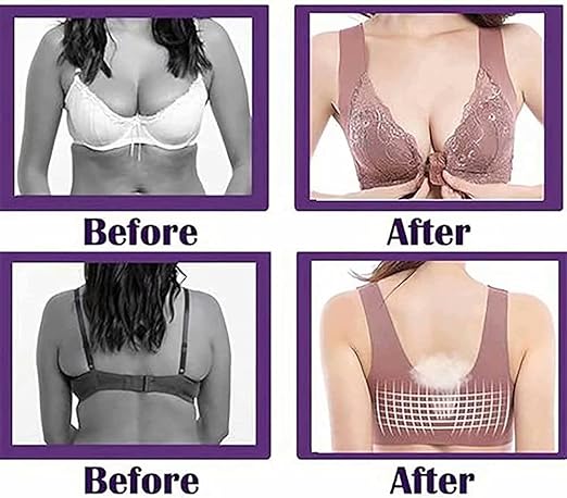 Chinlon nylon seamless push-up bra for women, offering full coverage and comfortable posture support. Plus size available.