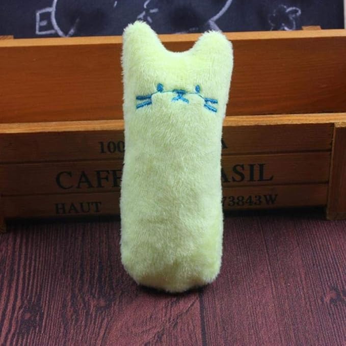 Pet supplies: catnip-infused chew toy for dental health & interactive play.