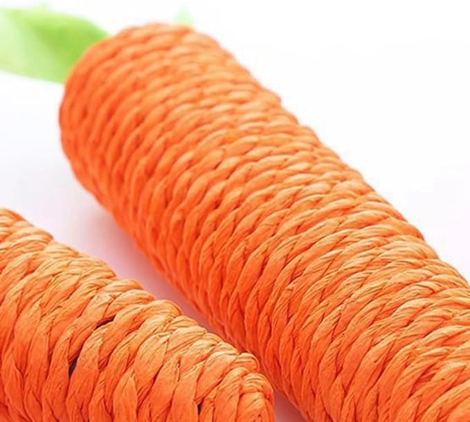 Long-lasting sisal carrot scratching post toy, essential for cat claw health & pet enrichment.