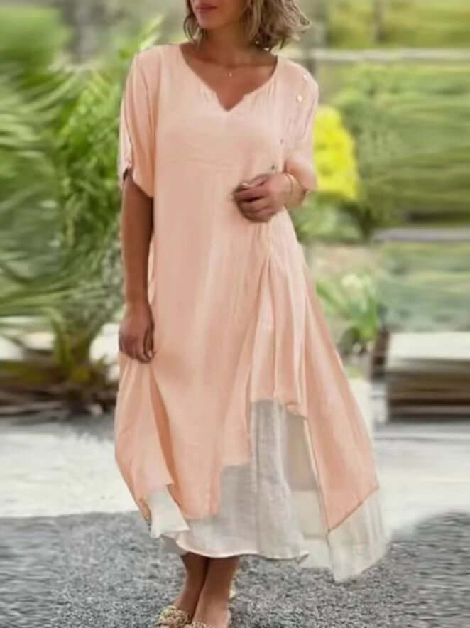 Boho V-Neck Summer Dress