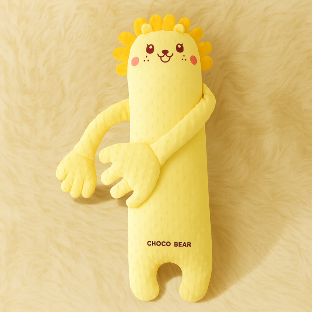 Toddler's SnoozyHug Cuddle Buddy stuffed animal, a soft plush toy for soothing comfort and sleep.