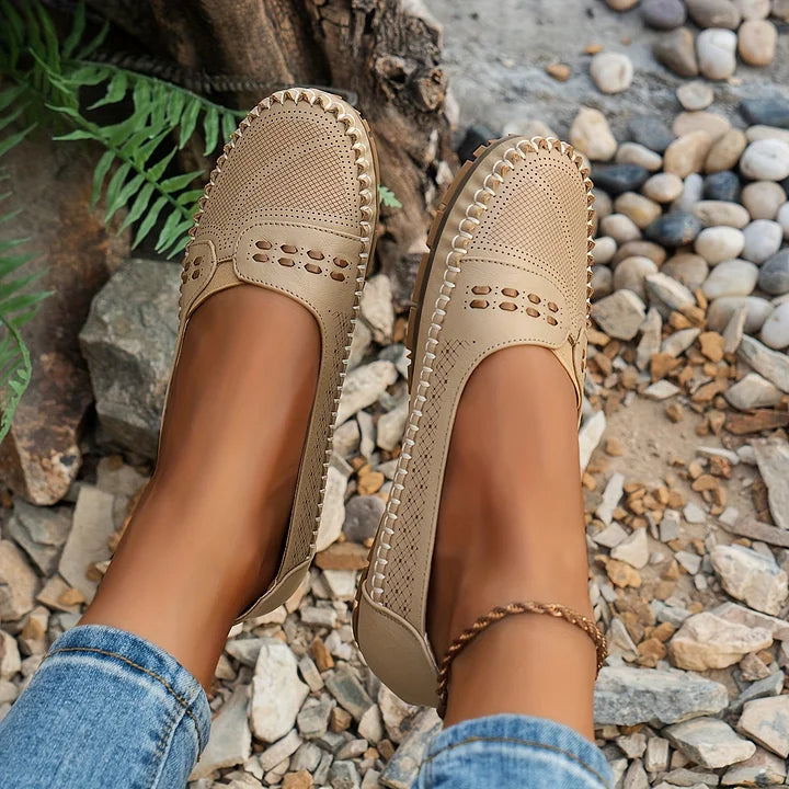 Stylish women's orthopaedic shoes designed for maximum comfort and stability during walks.