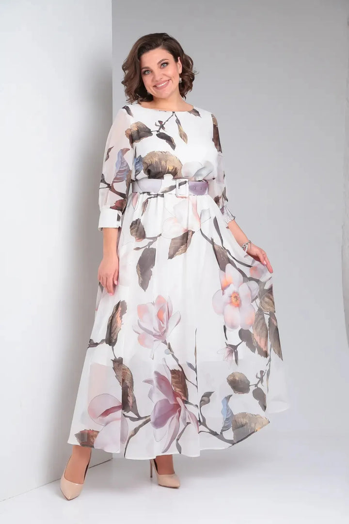 Stylish women's navy occasion dress with a sophisticated design and flattering silhouette.