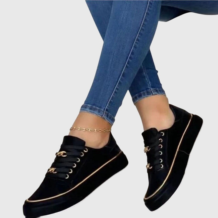 Fashionable women's orthopedic shoes offering superior comfort, arch support & posture correction for active lifestyles.
