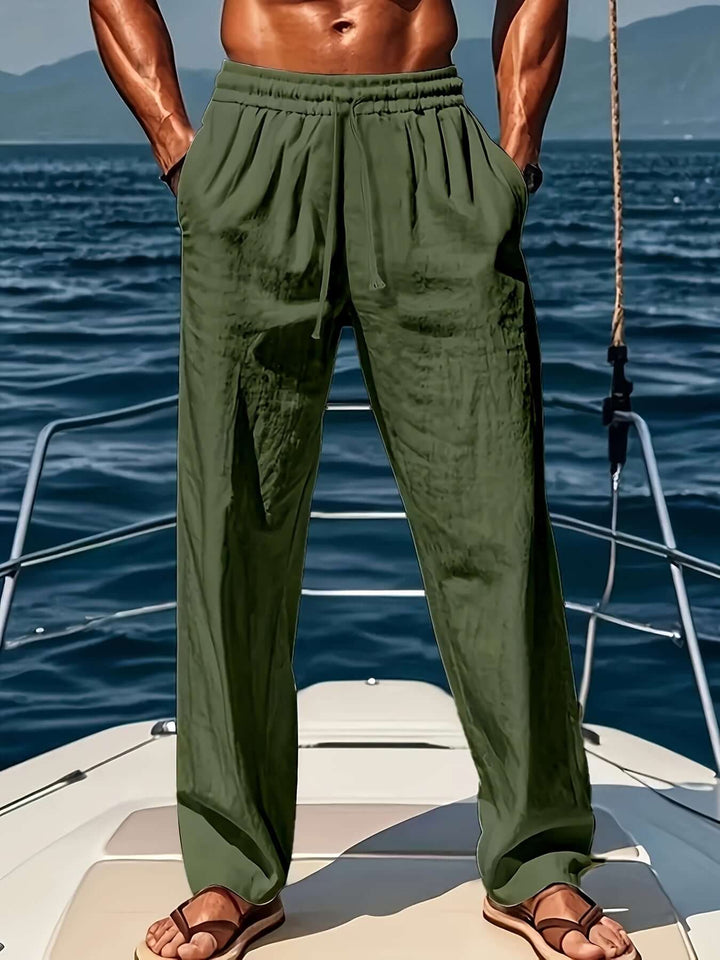 Men's Casual Loose Fit Trousers - Breathable & Comfortable