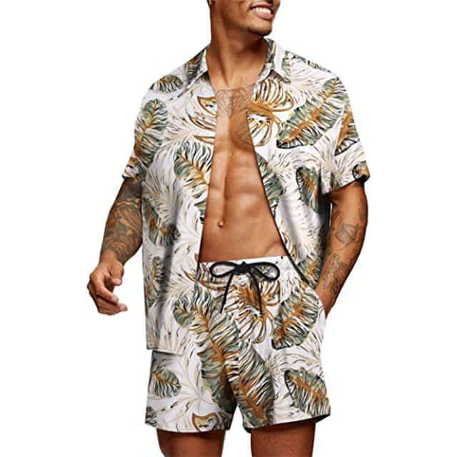 Men's Relaxed Fit Two-Piece Set