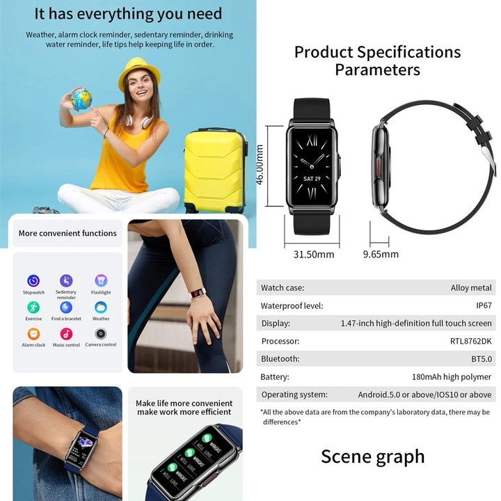 Elegant Smartwatch for Everyday Style & Health Tracking