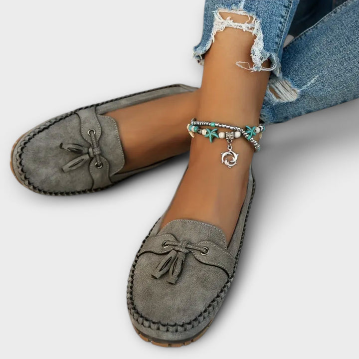 Slip-on unisex orthopaedic loafers, perfect for versatile everyday wear & elegant style with arch support.