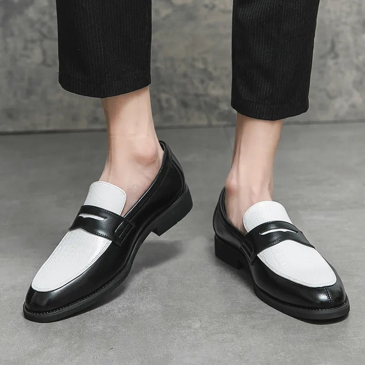 Back view of elegant women's casual shoes, highlighting their comfortable design and enhanced non-slip sole for secure grip.