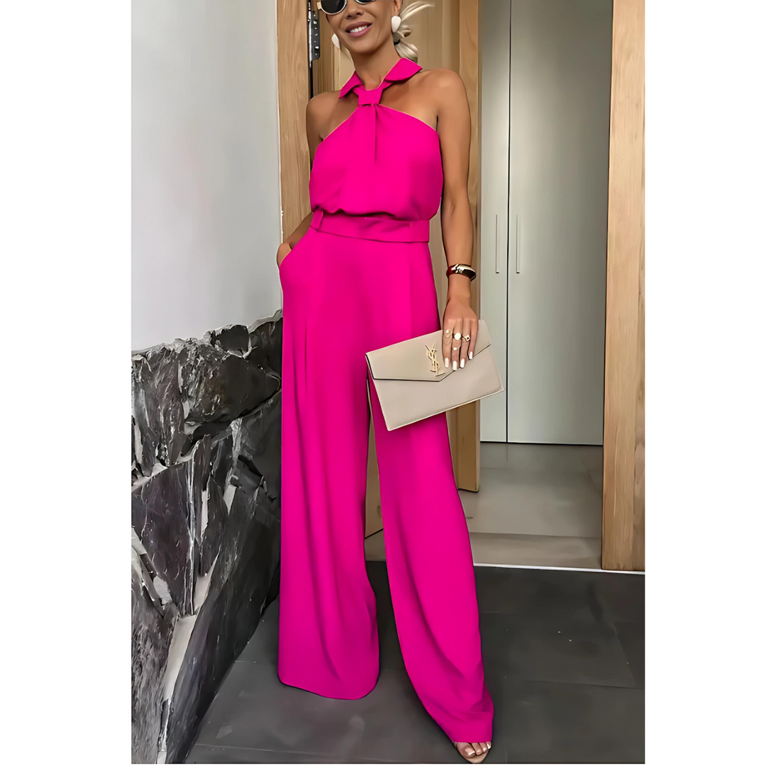 Soft, flowy women's elegant summer set, a chic two-piece outfit offering comfort & versatile style for ladies.