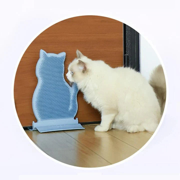 Ergonomic feline scratcher & massage board for optimal cat grooming & pet wellness.