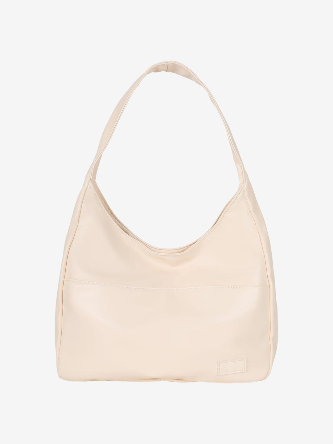 Sleek women's vegan leather everyday shoulder bag. Perfect satchel for work, school, and sophisticated daily use.