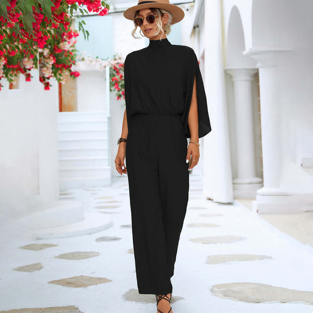 Elegant Batwing Sleeve Jumpsuit for Women