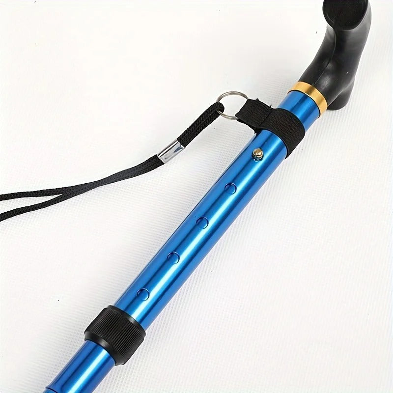 Adjustable Folding Telescopic Walking Stick for Adults