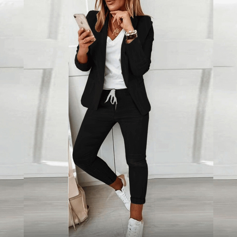 Women's Two-Piece Knit Lounge Set