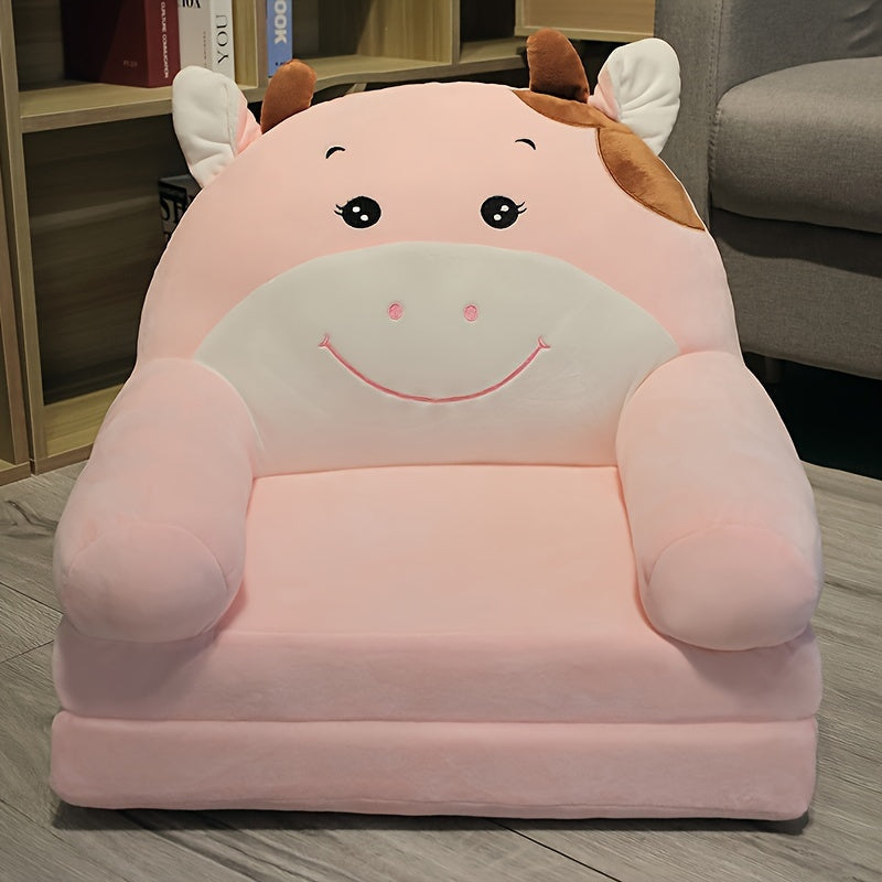 Space-saving children's compact folding play sofa, ideal for any kids' room decor.