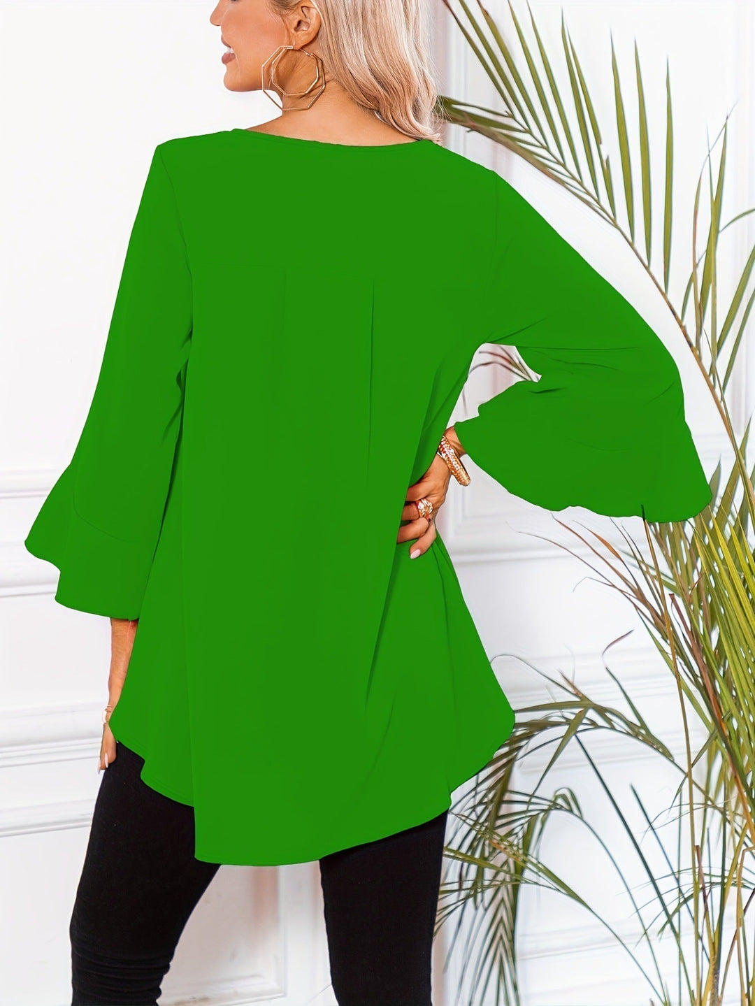 Women's Round Neck Blouse for effortless everyday style and comfort.