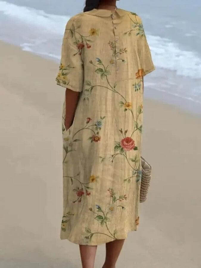 Women's Retro Floral Shirt