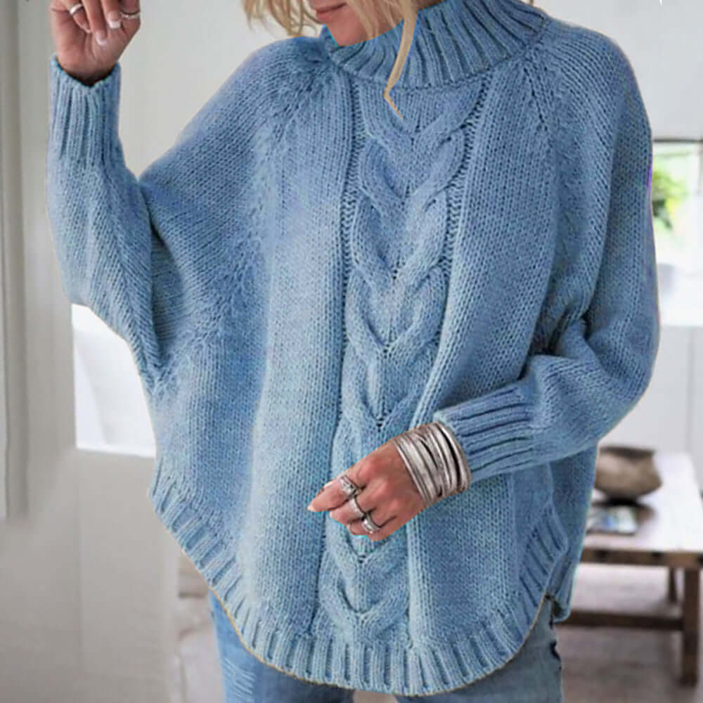 Women's Oversized Batwing Sleeve Jumper