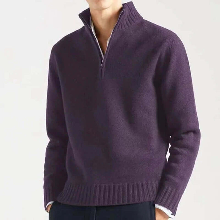 Men's Half-Zip Warm Sweater