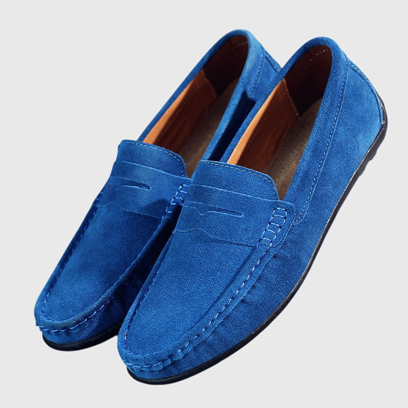Women's orthopedic loafers in versatile navy, perfect for casual style & all-day comfort.