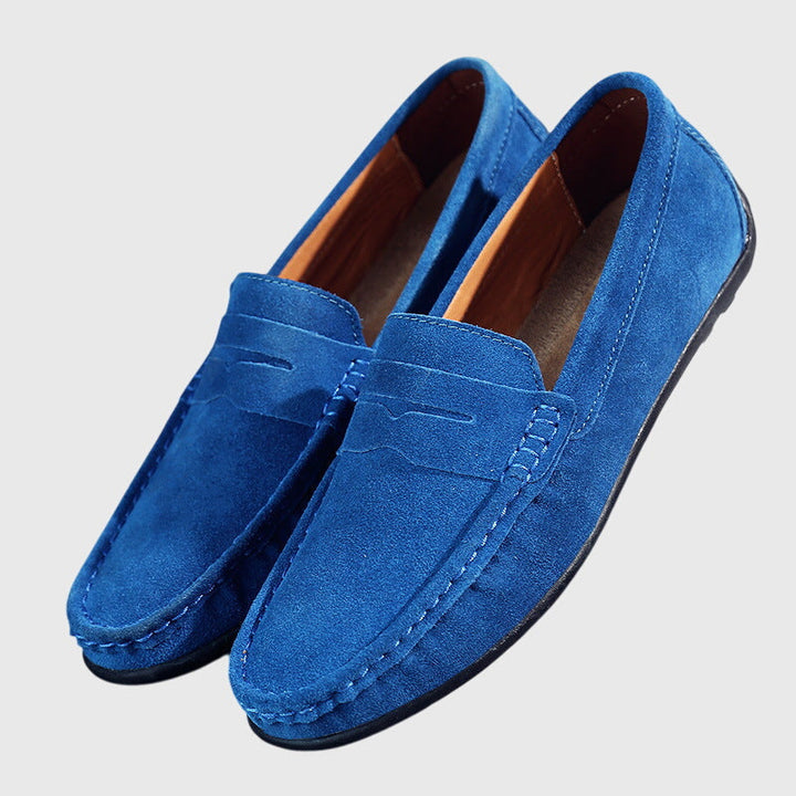 Women's orthopedic loafers in versatile navy, perfect for casual style & all-day comfort.
