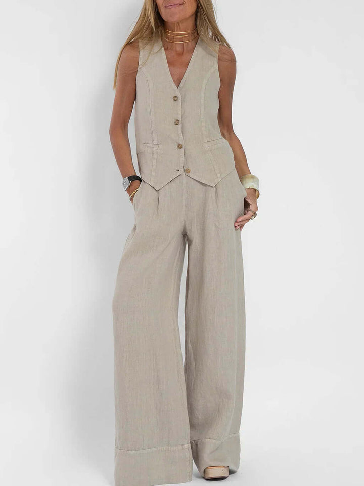 Women's Two-Piece Vest Set