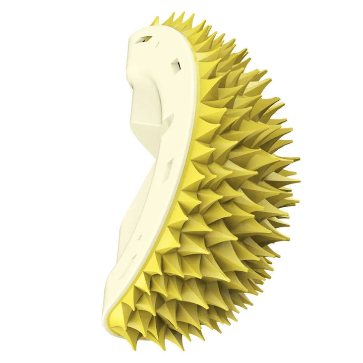 Soft needle pet brush for cats ensures gentle grooming, healthy fur, & detangled coat.
