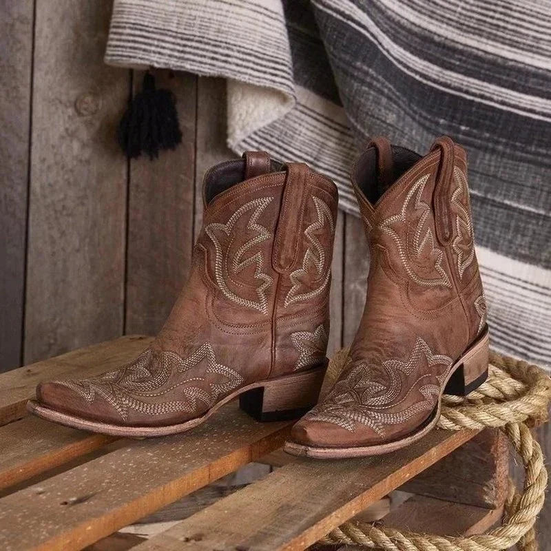 Comfortable women's embellished cowboy boots, Laurice. Statement Western footwear for a boho-chic style.