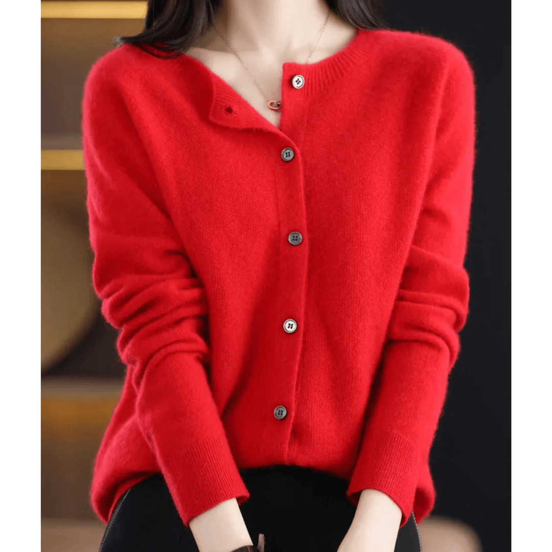 Women's Cardigan with V-Neck