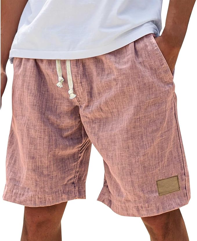 Relaxed fit men's summer shorts, perfect for beachwear, vacations, and everyday comfort.