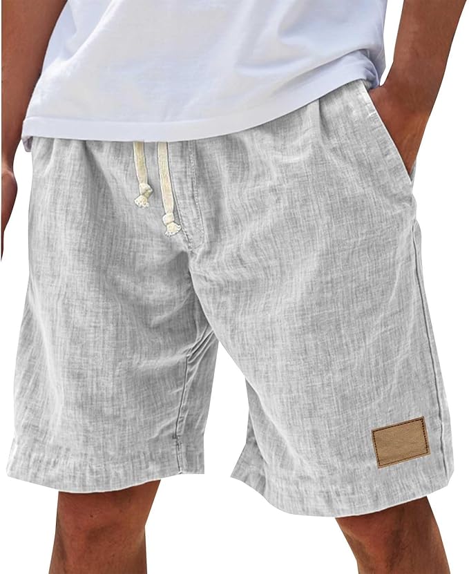 Comfortable men's summer shorts, breathable fabric, elastic waist for easy everyday wear.