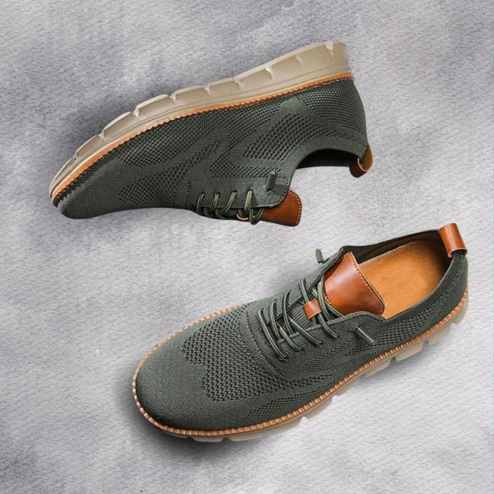 Cushioned men's casual shoes, designed for everyday wear, providing excellent arch support.