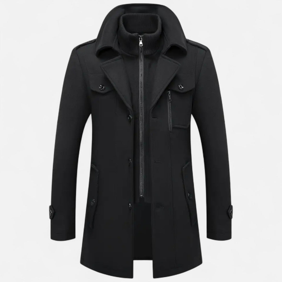 Stylish men's tailored jacket, slim-fit design for a sharp business look or sophisticated smart casual wear.