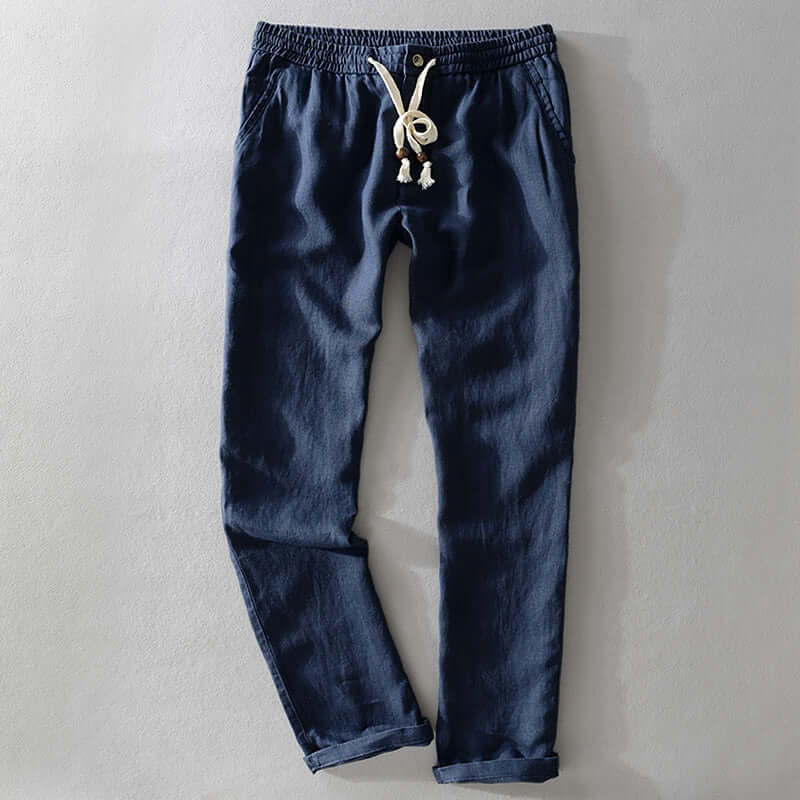 Men's Narrow-Fit Drawstring Trousers