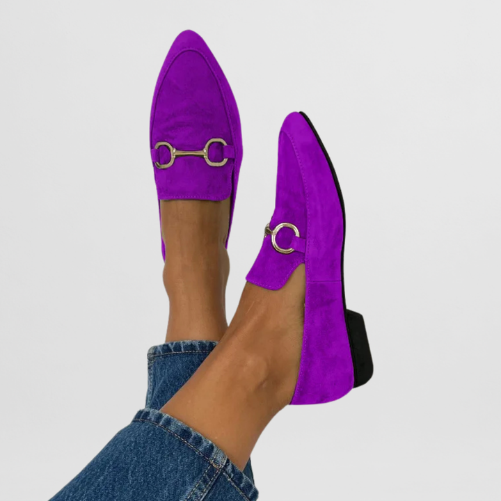 Stylish women's casual flats, orthopedic loafers in a vibrant design for ultimate walking comfort.