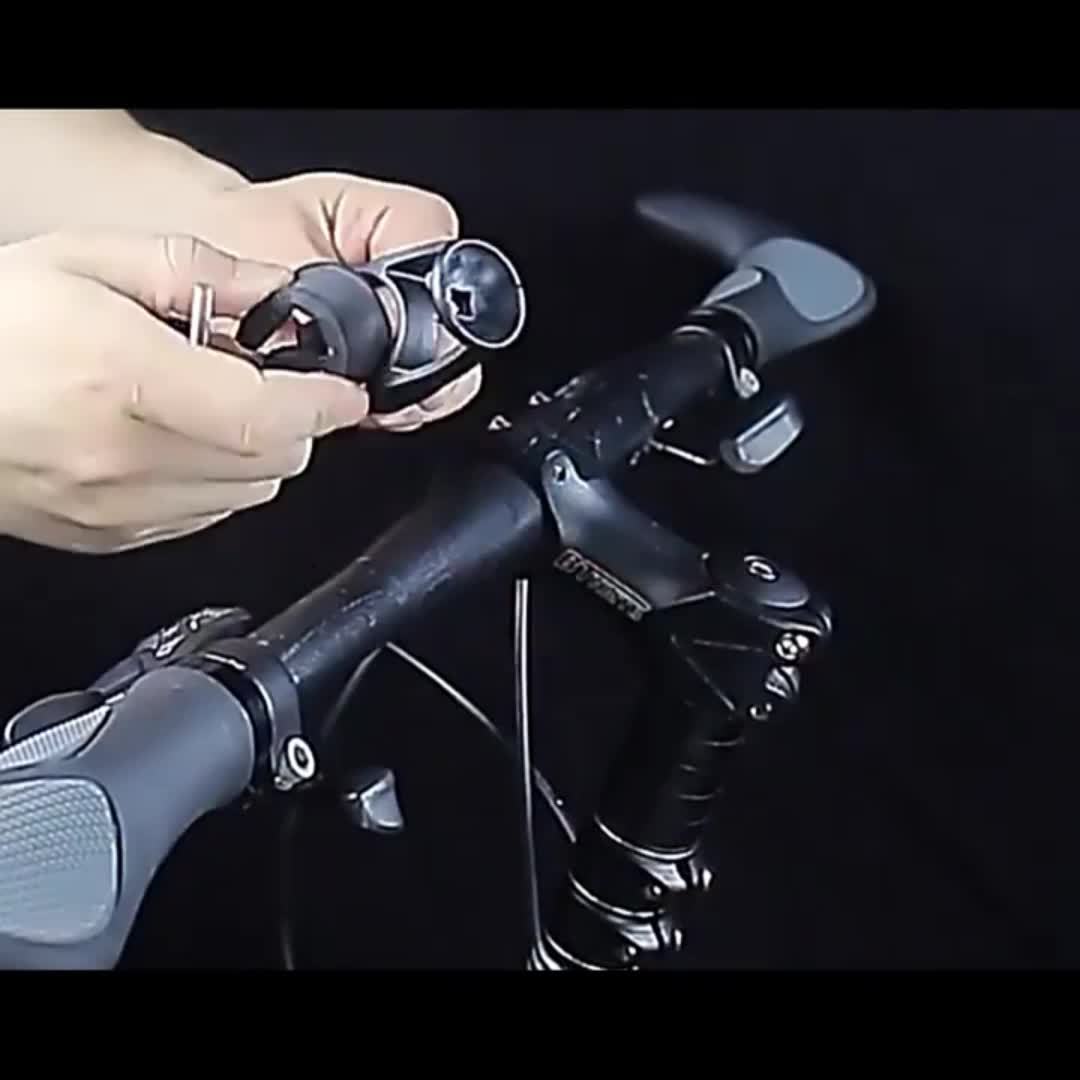 Universal handlebar phone bag, waterproof for bikes & motorcycles. Secure smartphone holder.