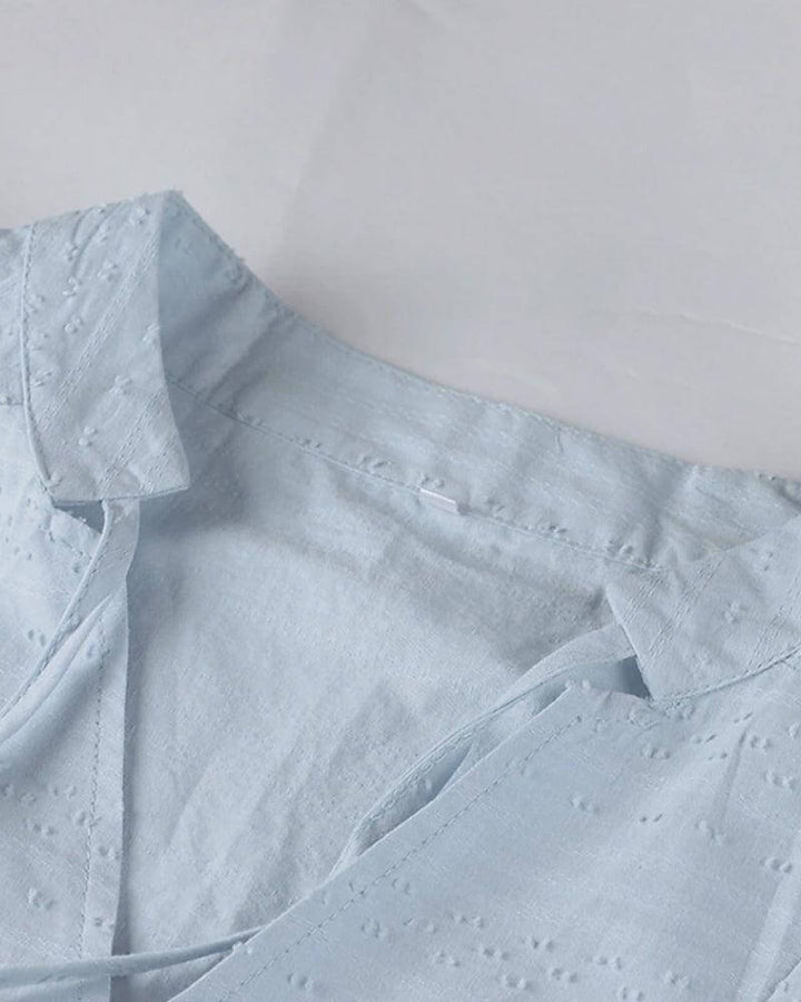 Women's Longline Button-Down Shirt Dress