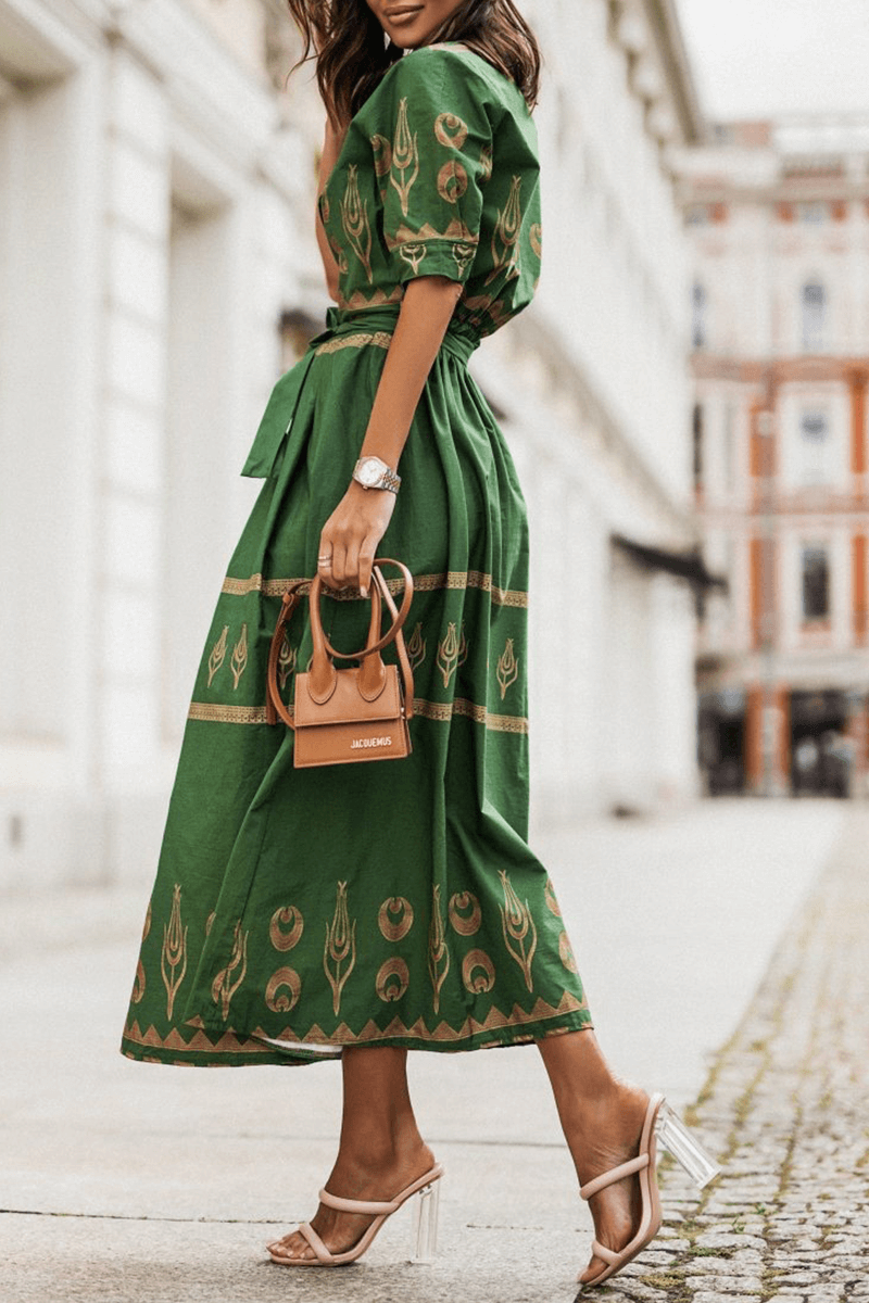 Women's Vintage A-Line Dress