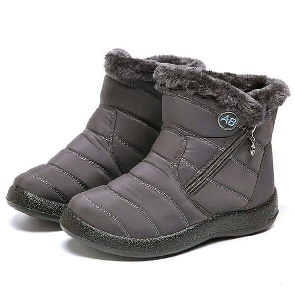 Women's Warm Winter Snow Boots with Trim