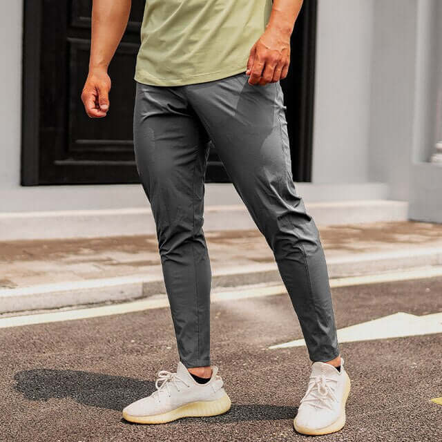 Men's Tapered Fit Joggers - Lightweight Comfortable Trousers