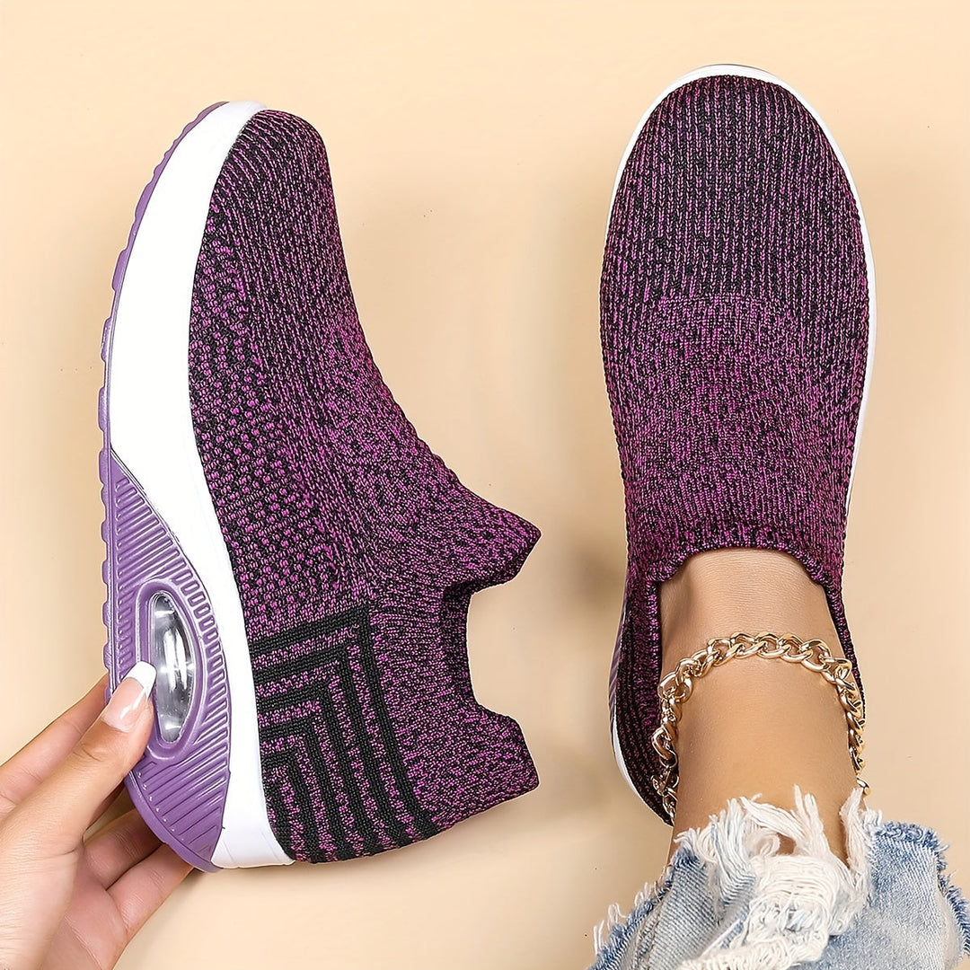 Wide fit women's orthopedic walking shoes with air cushion. Designed for ultimate comfort, foot support, & everyday wear.
