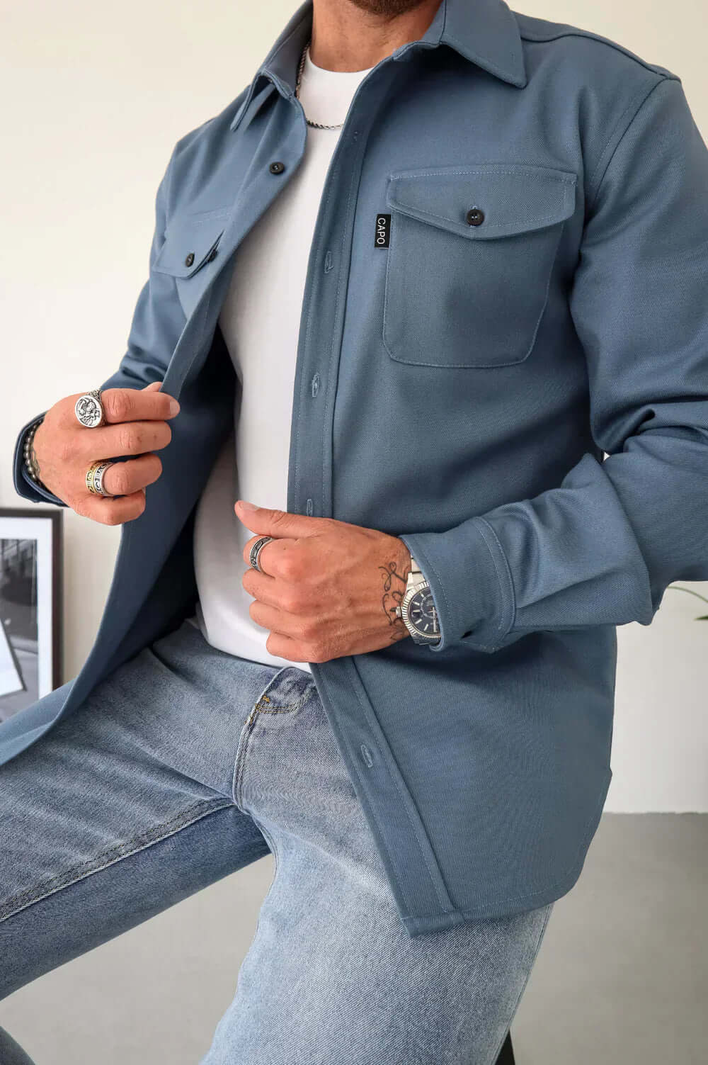 Men's Premium Overshirt - Versatile & Stylish