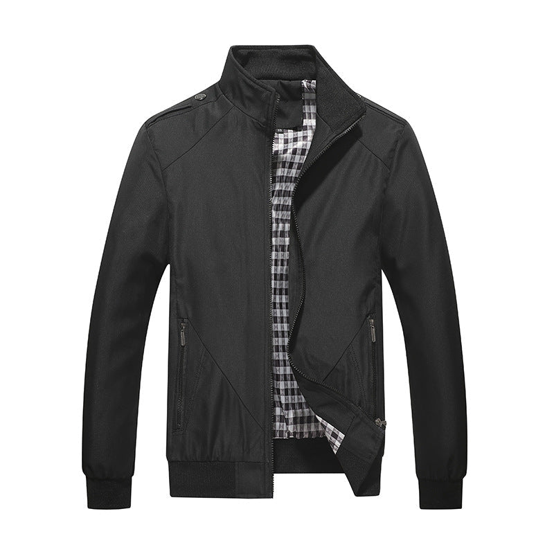 New men's spring/summer lightweight jacket, perfect for versatile outerwear in warm weather, modern & comfortable.