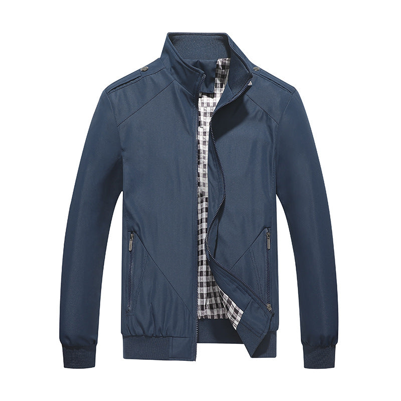 Versatile men's lightweight jacket for summer & spring, modern casual outerwear, perfect for stylish everyday wear.