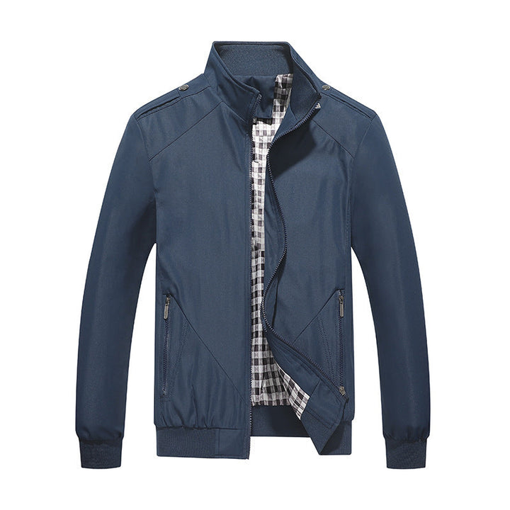 Versatile men's lightweight jacket for summer & spring, modern casual outerwear, perfect for stylish everyday wear.