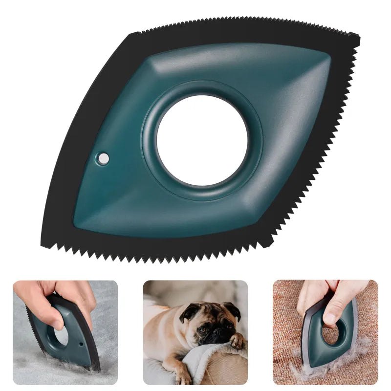 Eco-friendly, reusable pet hair remover tool, perfect for sustainable home cleaning and fur removal from all surfaces.