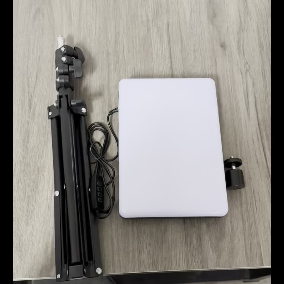 High-quality adjustable light stand with lamp. Essential photography light for studio, video & professional shoots.
